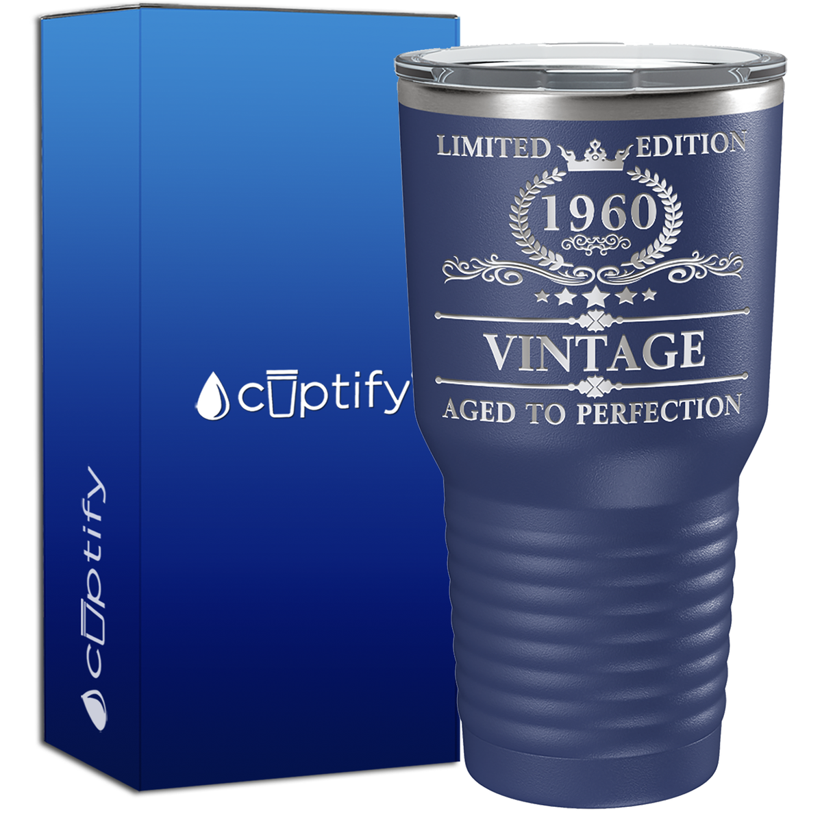 1960 Limited Edition Aged to Perfection 65th Birthday 65 Years Old 30oz Vintage Tumbler