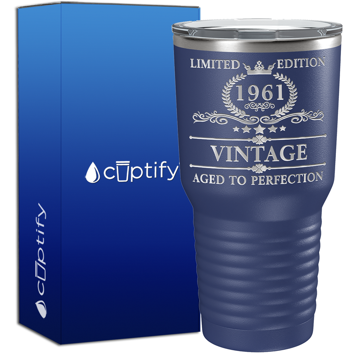 1961 Limited Edition Aged to Perfection 64th Birthday 64 Years Old 30oz Vintage Tumbler