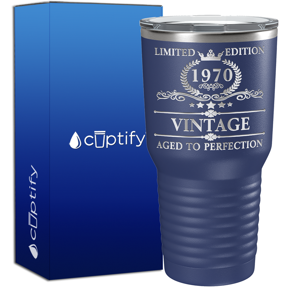 1970 Limited Edition Aged to Perfection 55th Birthday 55 Years Old 30oz Vintage Tumbler