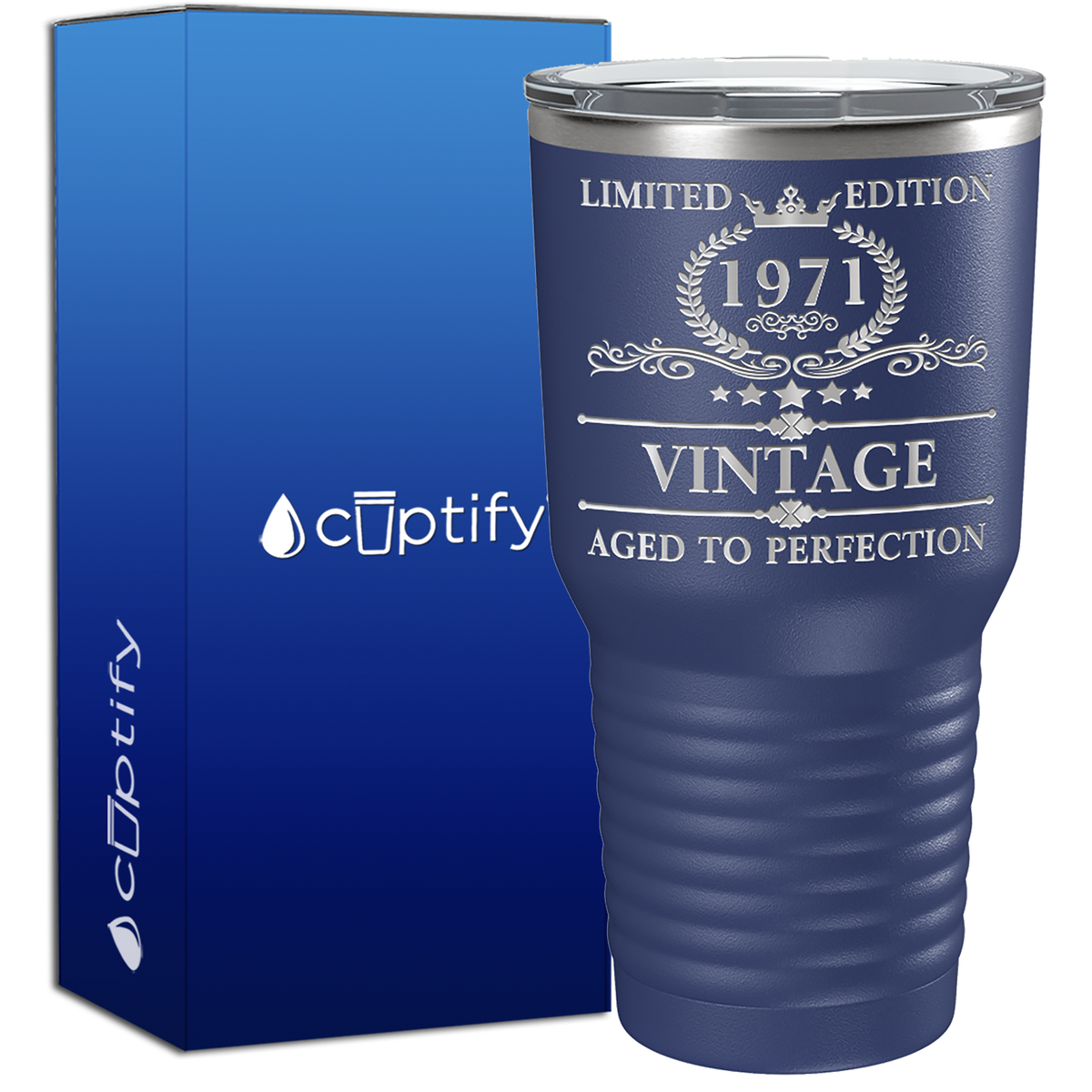 1971 Limited Edition Aged to Perfection 54th Birthday 54 Years Old 30oz Vintage Tumbler