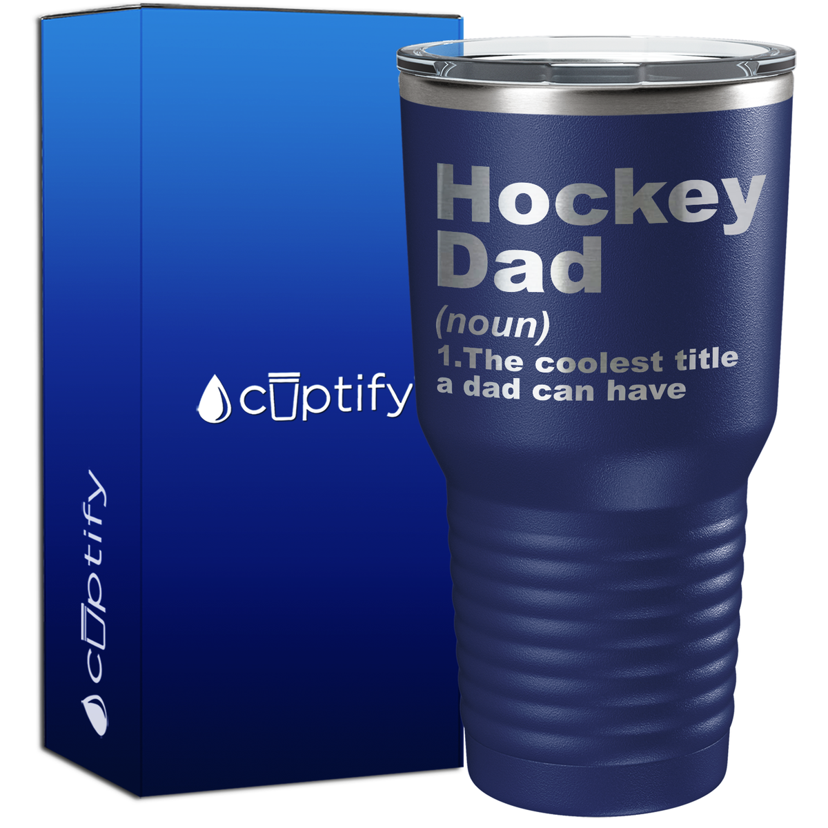 Hockey Dad Definition 30oz Hockey Tumbler