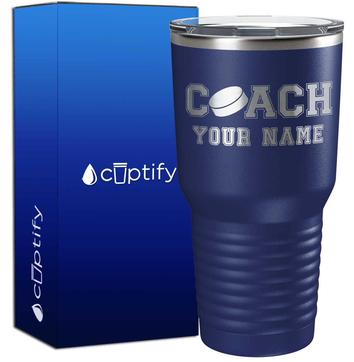 Personalized Coach Hockey 30oz Coach Tumbler