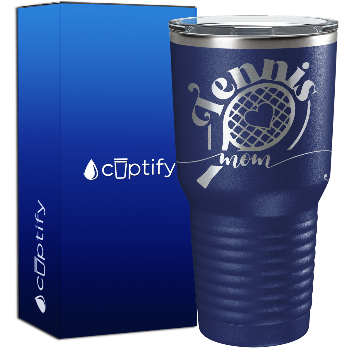 Tennis Racket Mom 30oz Tennis Tumbler