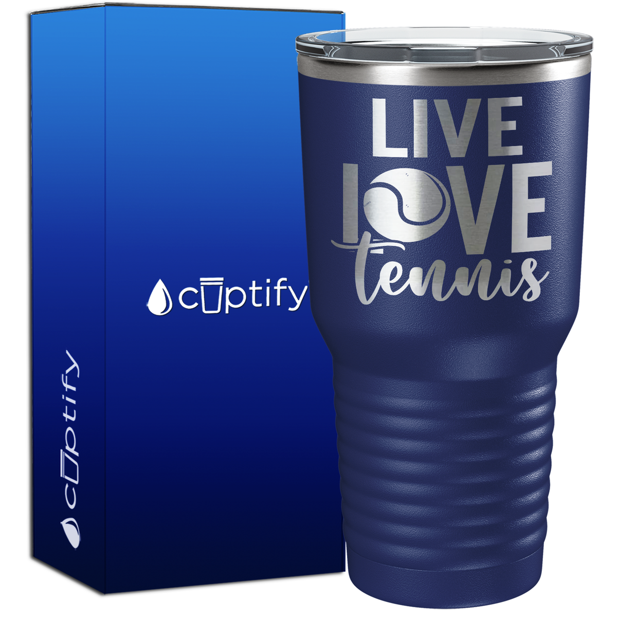 Live Love Tennis 30oz Tennis Tumbler