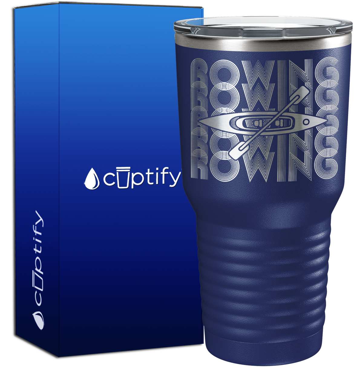 Rowing Rowing Rowing 30oz Crew Tumbler