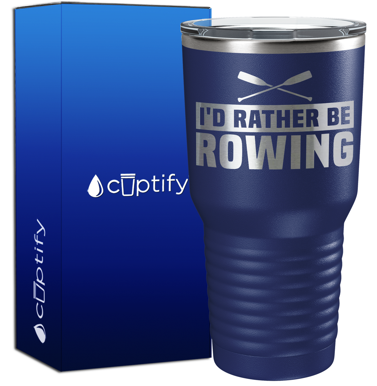 I'd Rather be Rowing 30oz Crew Tumbler