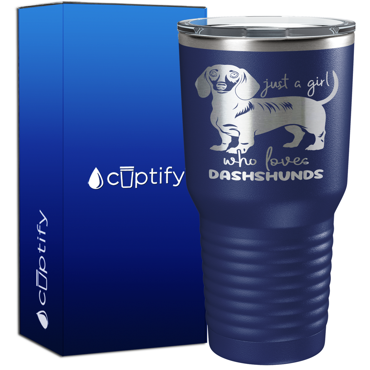 Just a Girl Who Loves Dashshunds 30oz Dogs Tumbler