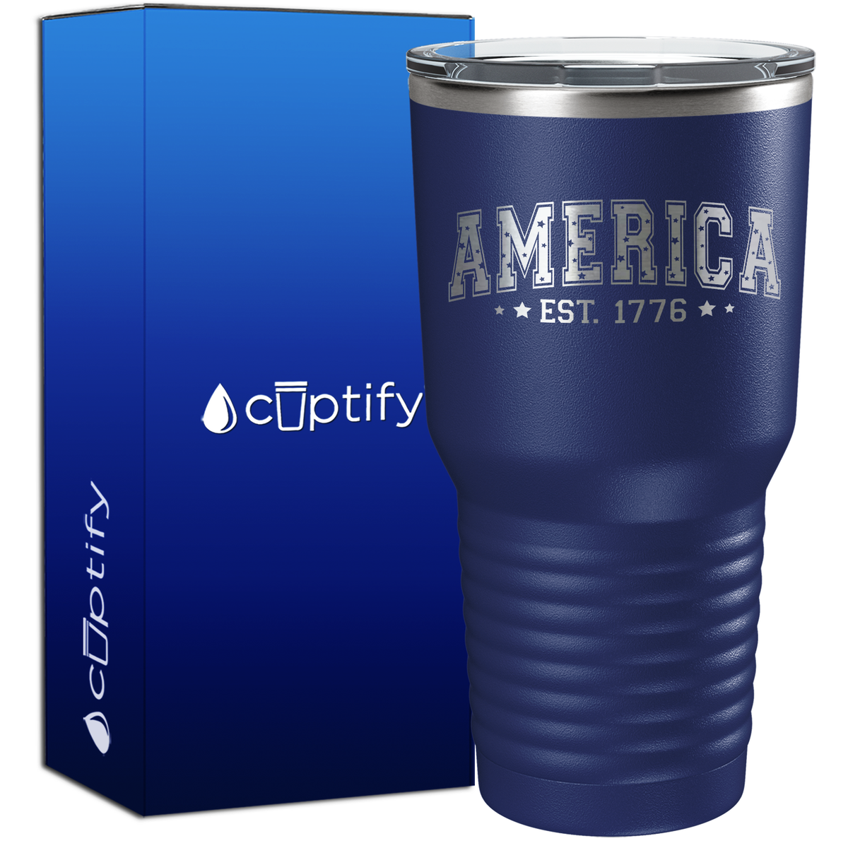 America Est. 1776 30oz 4th of July Tumbler