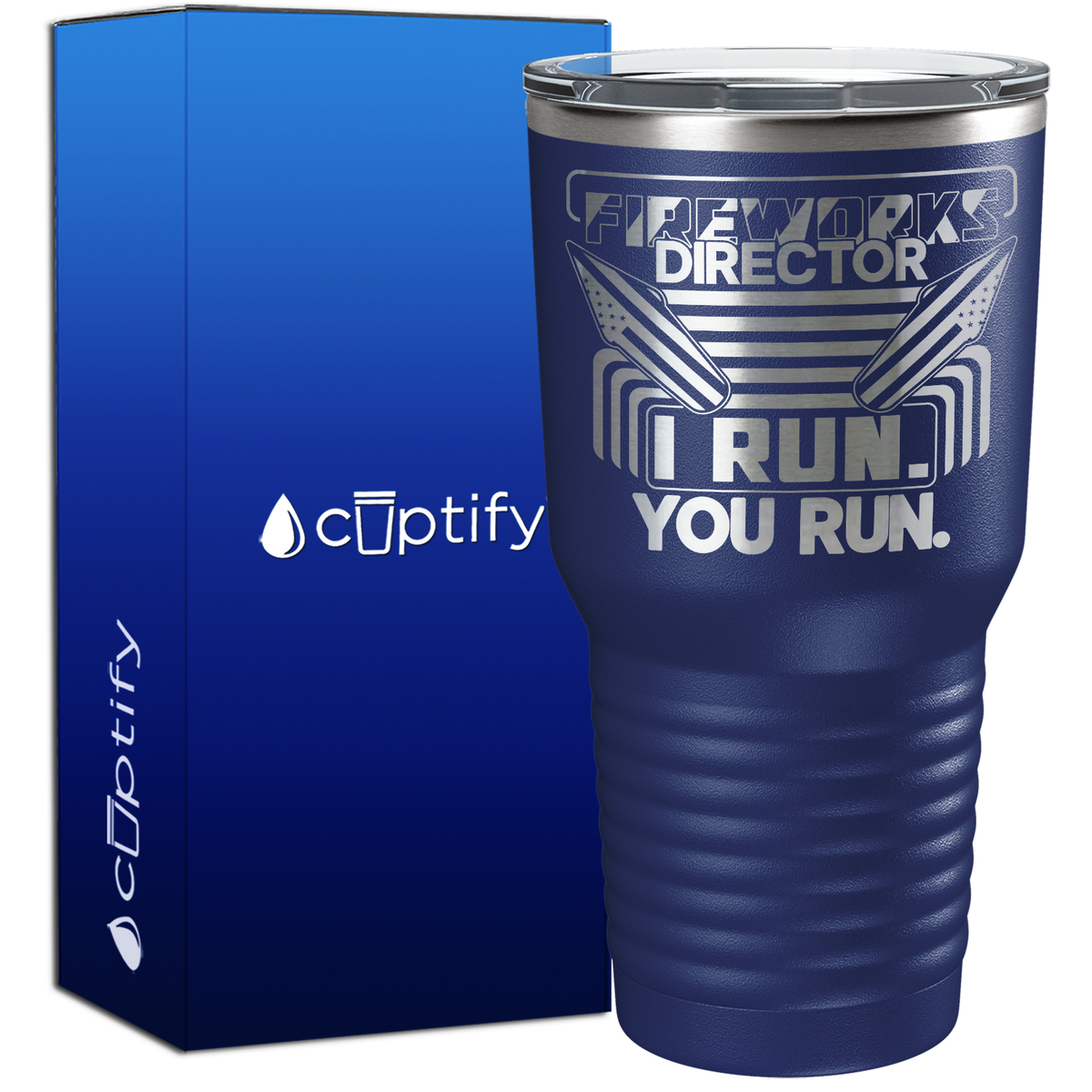 Fireworks Director 30oz 4th of July Tumbler