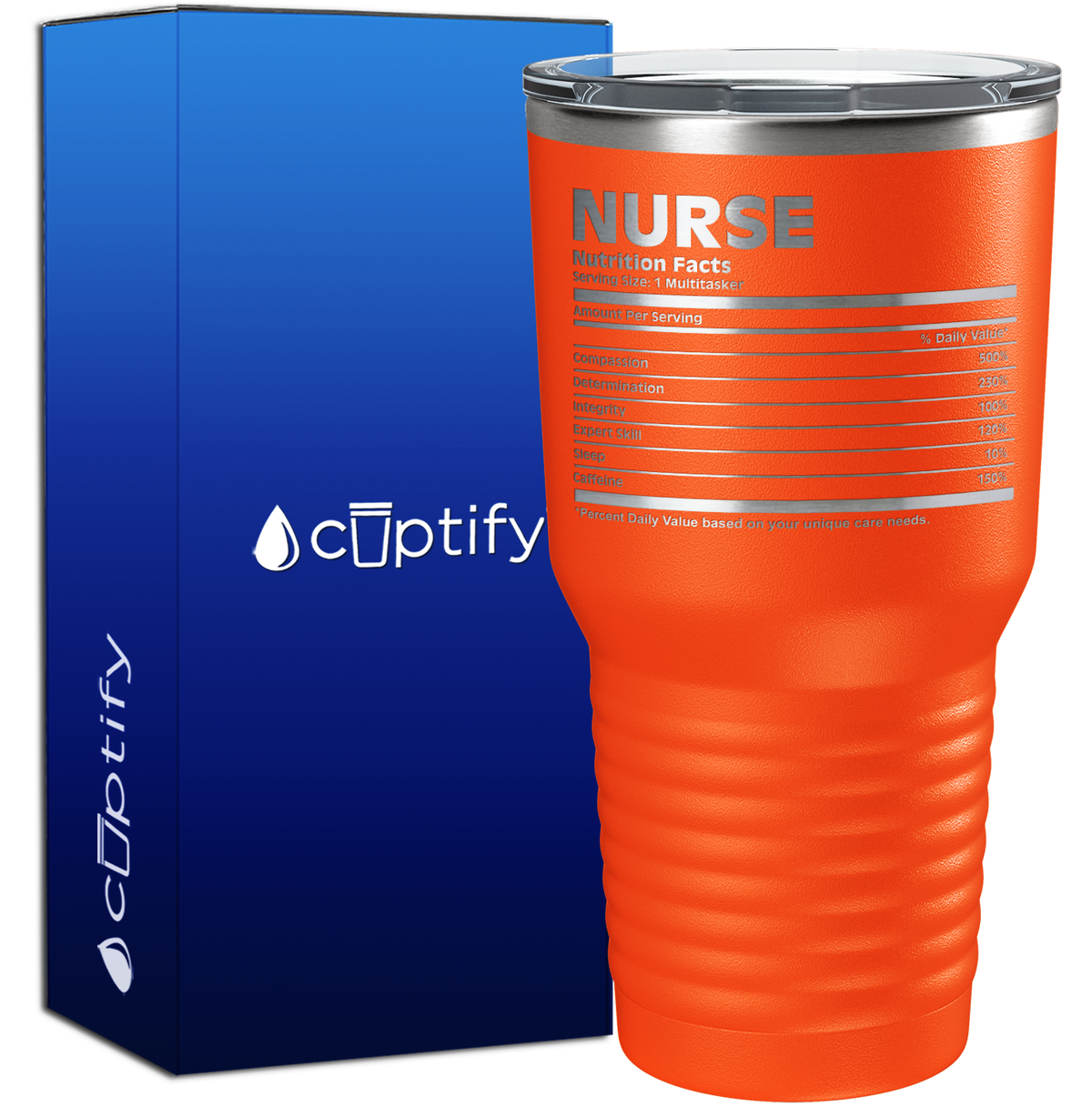 Nurse Nutrition Facts 30oz Nurse Tumbler