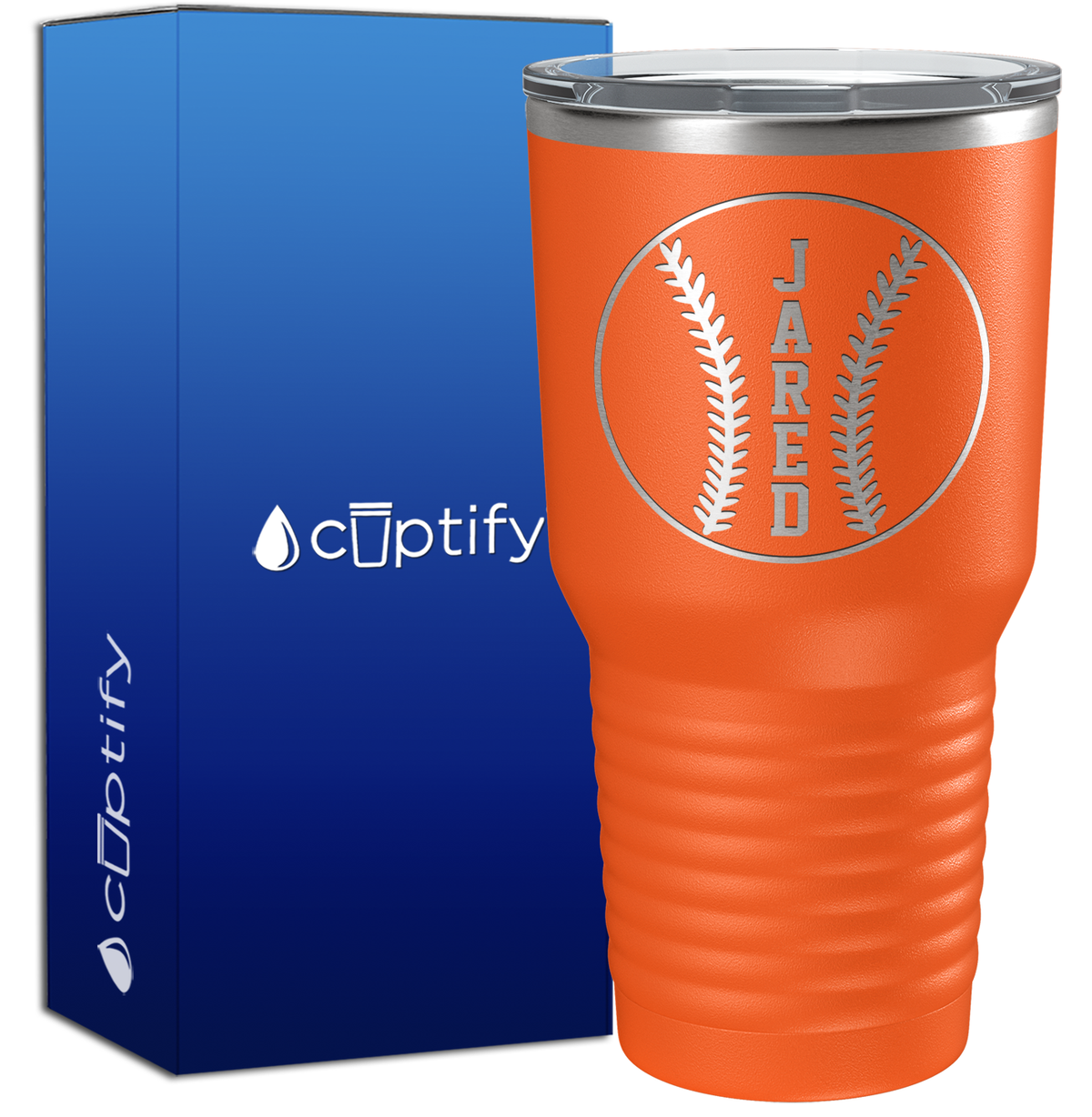 Personalized Baseball 30oz Baseball Tumbler