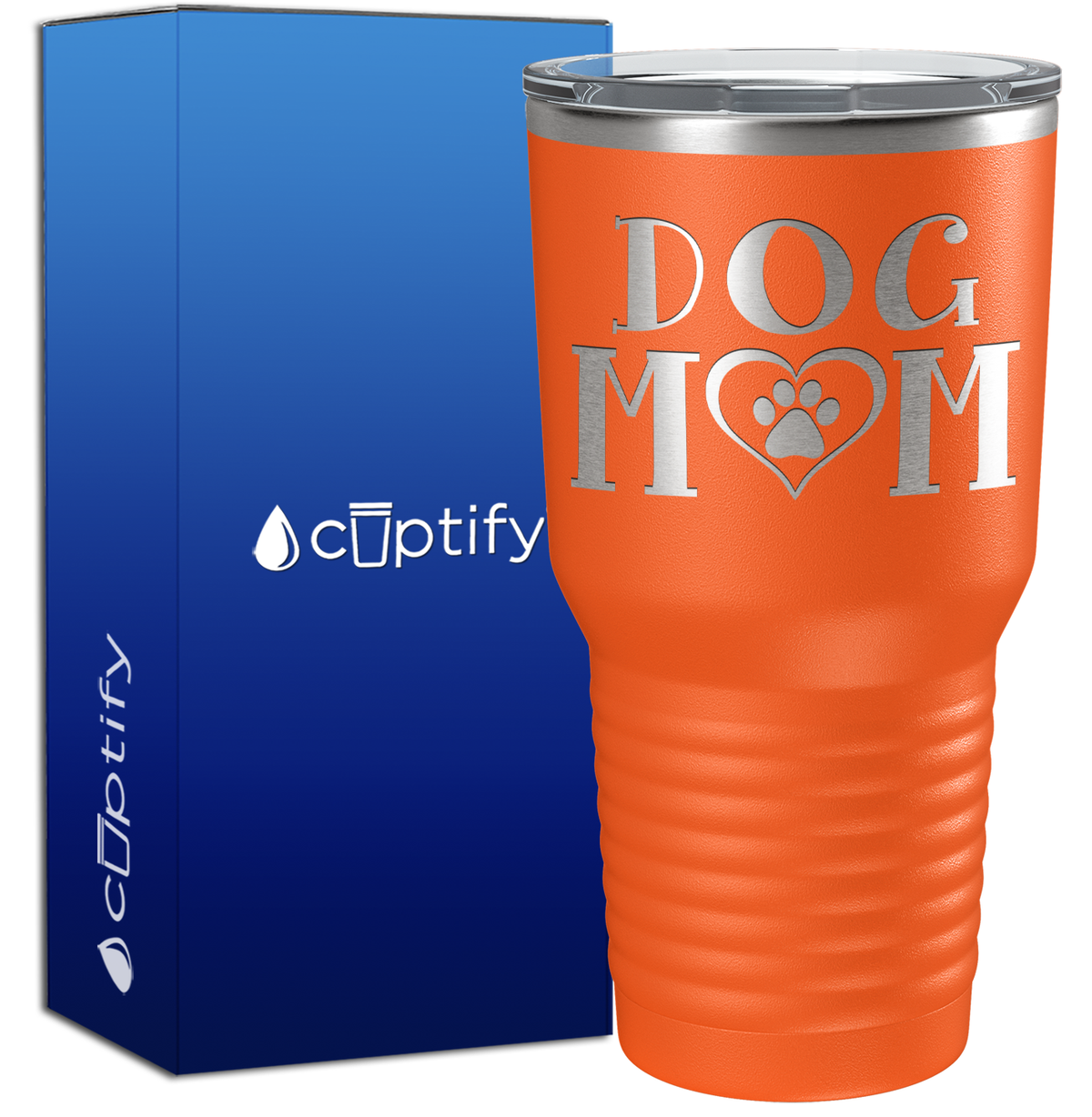 Dog Mom Heart 30oz Mom Tumbler