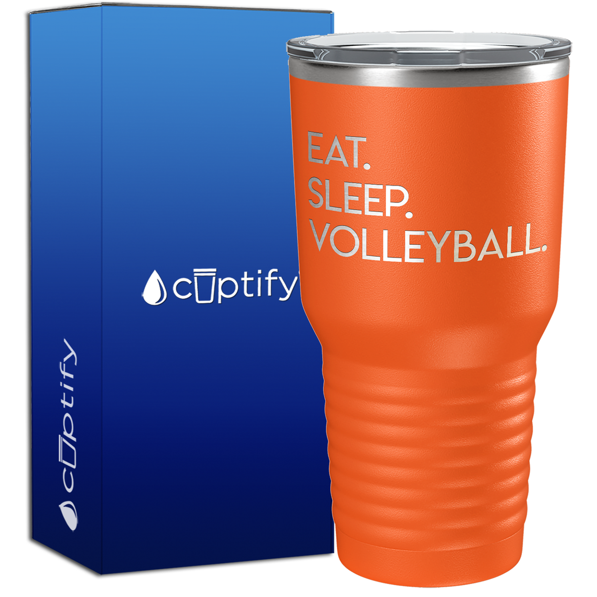 Eat Sleep Volleyball 30oz Stainless Steel Tumbler
