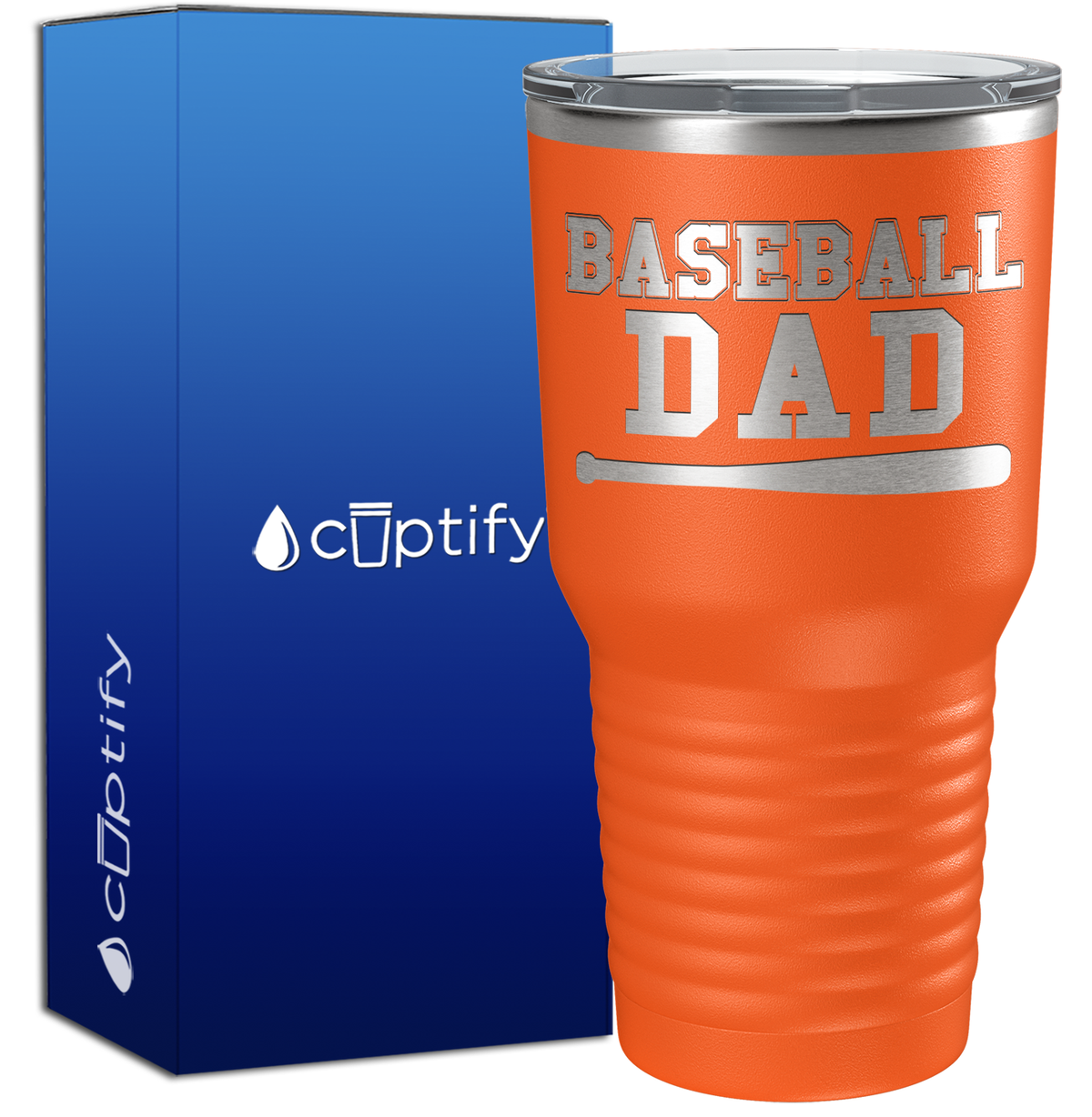 Baseball Dad 30oz Baseball Tumbler