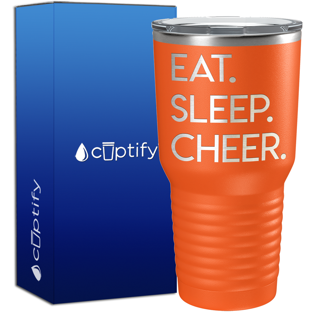 Eat Sleep Cheer 30oz Cheer Tumbler