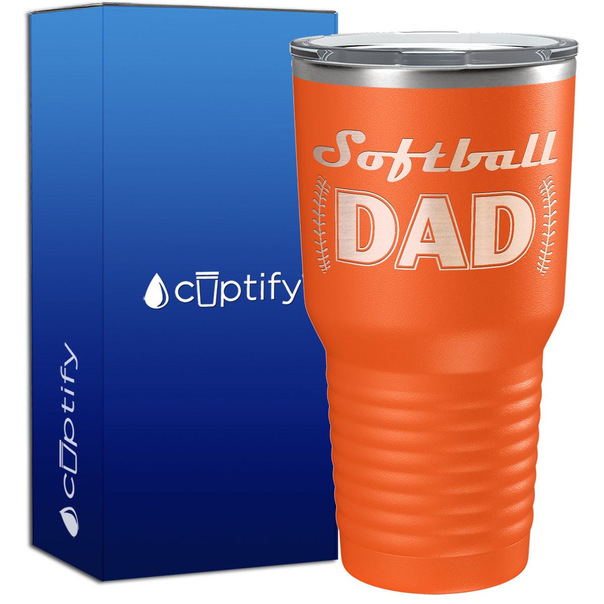 Softball Dad 30oz Softball Tumbler