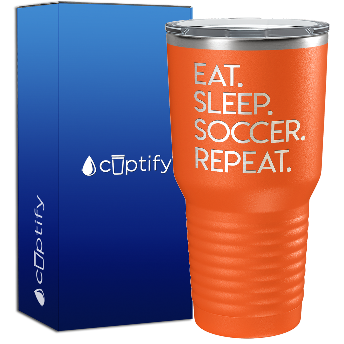 Eat Sleep Soccer Repeat 30oz Soccer Tumbler