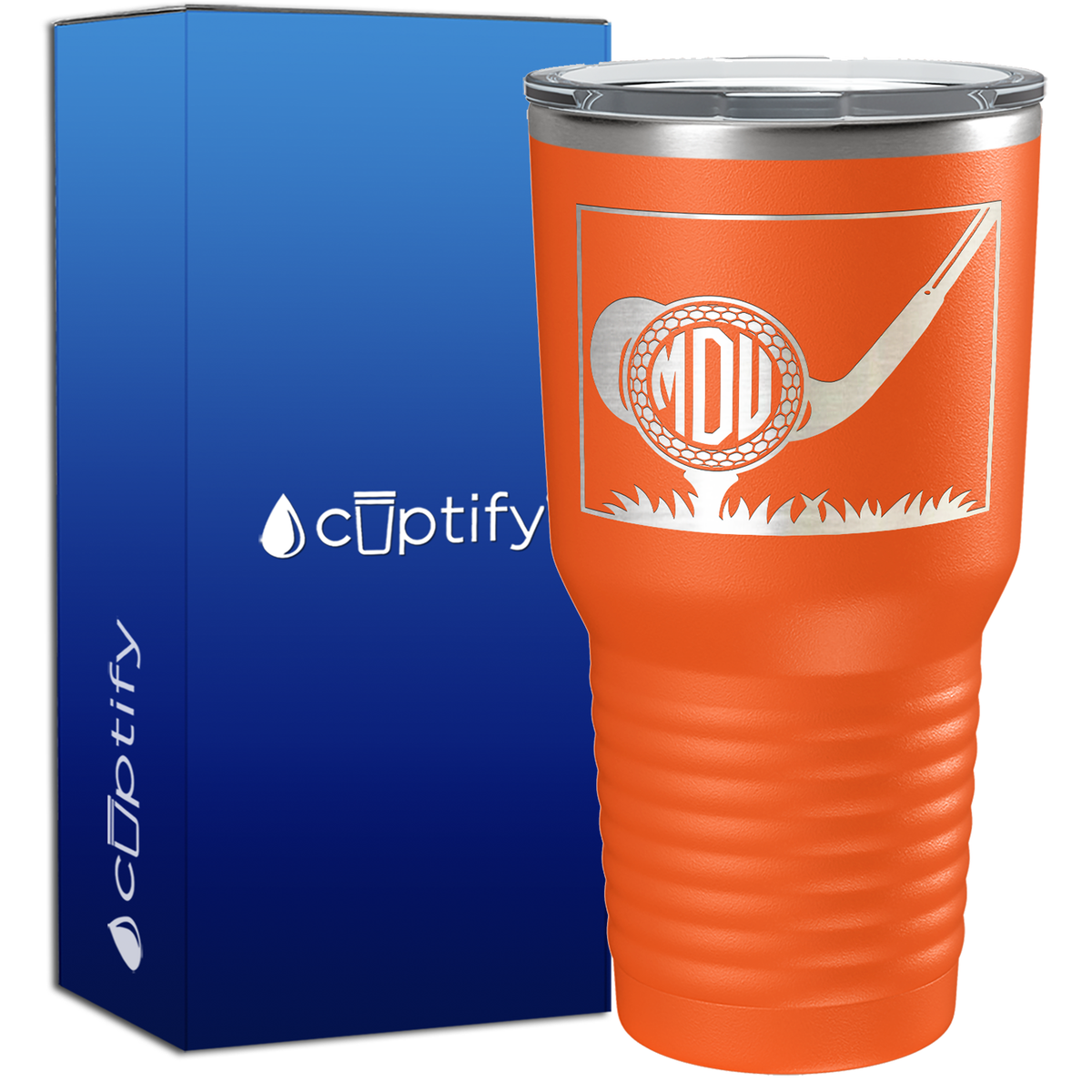 Monogrammed Golf Ball 30oz Golf Tumbler