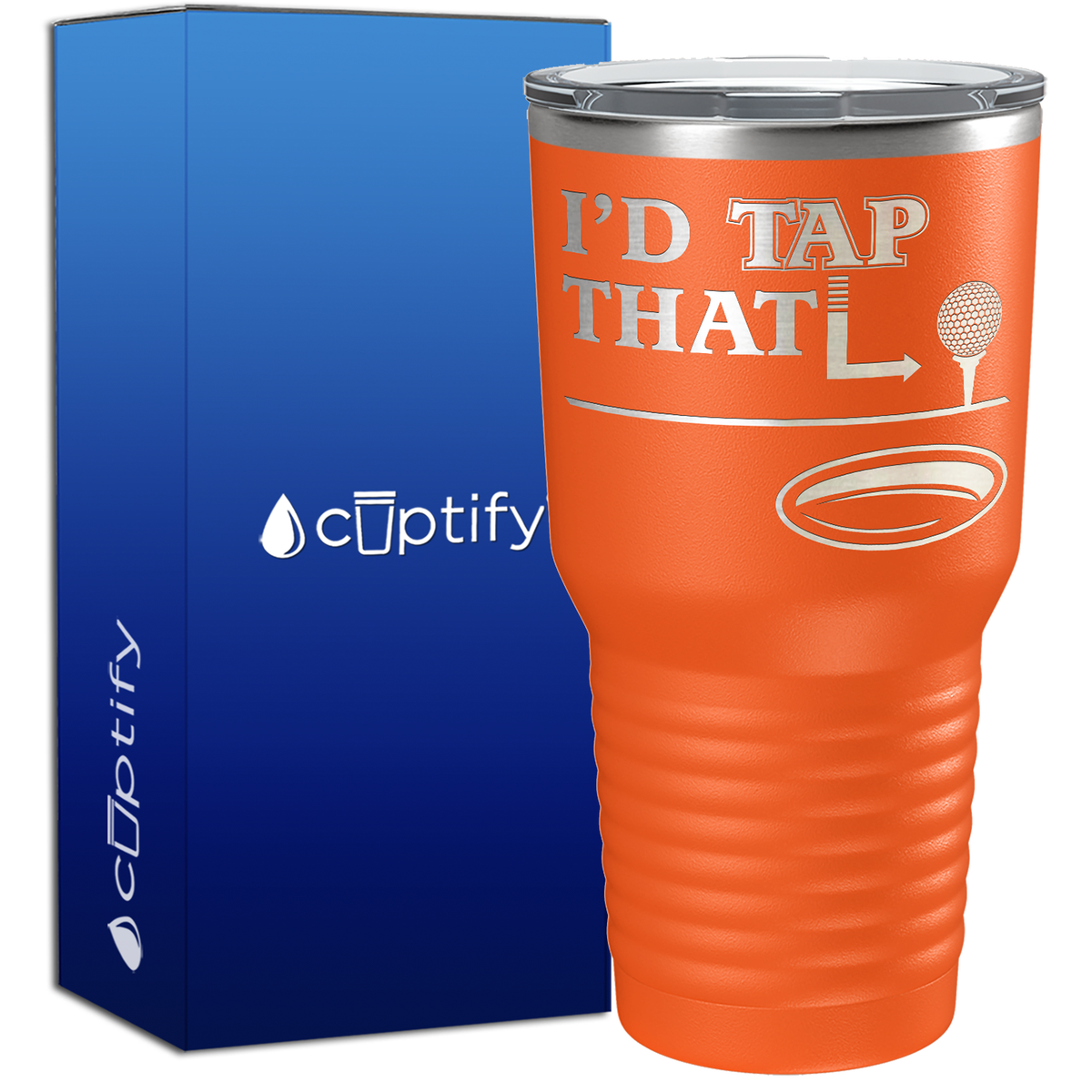 I'd Tap That Golf Ball 30oz Golf Tumbler