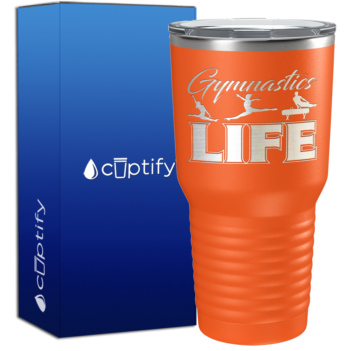 Gymnastics LIFE Silhouettes 30oz Gymnastics Tumbler