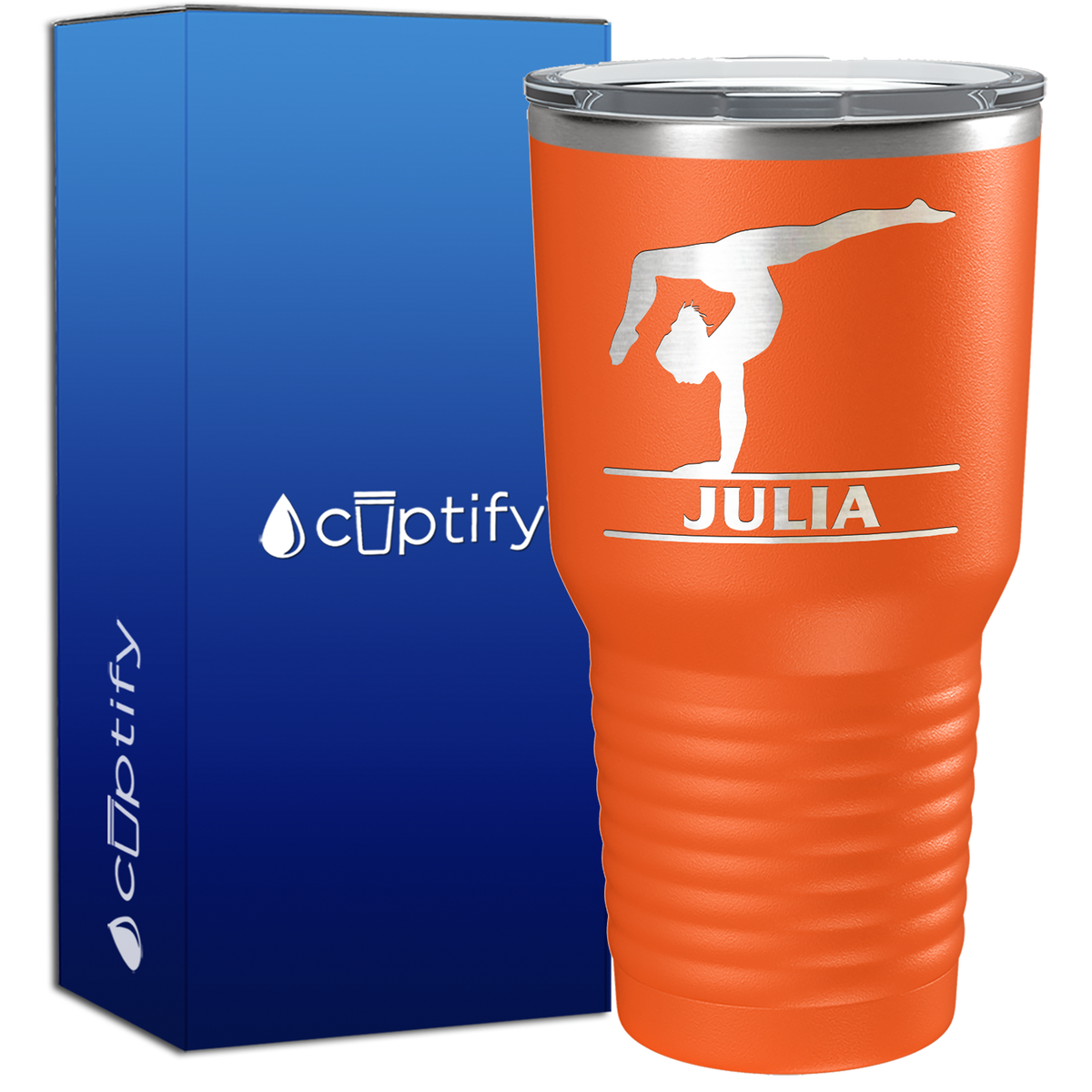 Personalized Gymnastics 30oz Gymnastics Tumbler
