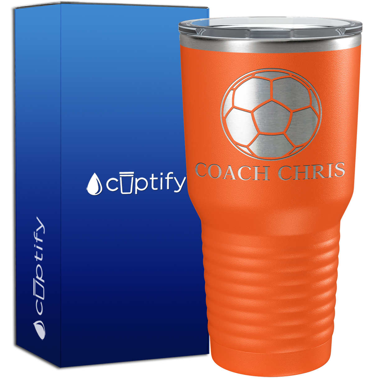 Personalized Soccer Coach 30oz Coach Tumbler