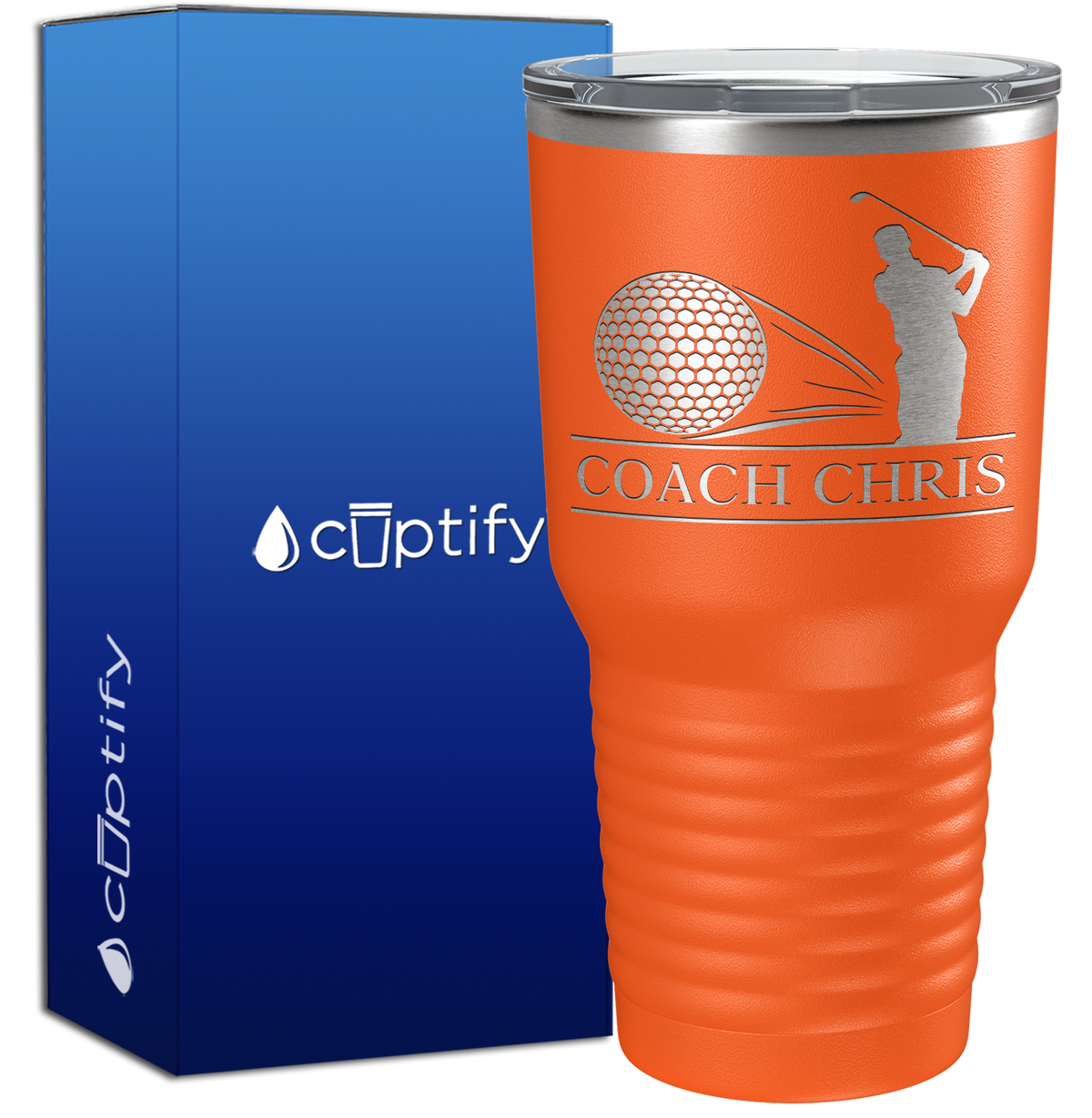 Personalized Golf Coach 30oz Coach Tumbler