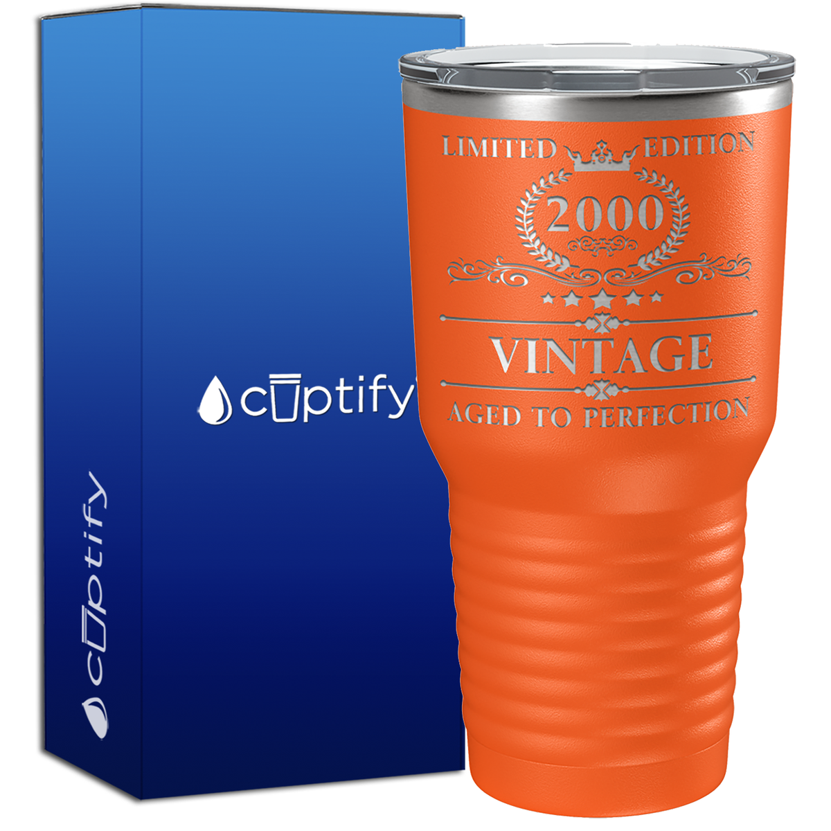 2000 Limited Edition Aged to Perfection 25th Birthday 25 Years Old 30oz Vintage Tumbler