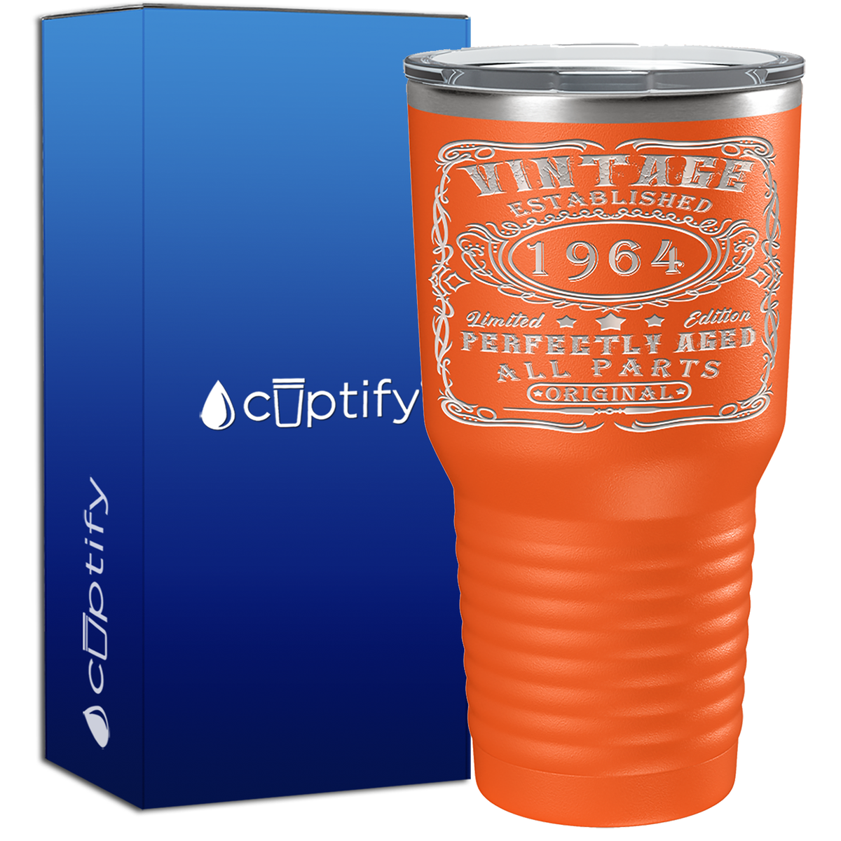 1964 Vintage Perfectly Aged 61st Birthday 61 Years Old 30oz Vintage Tumbler