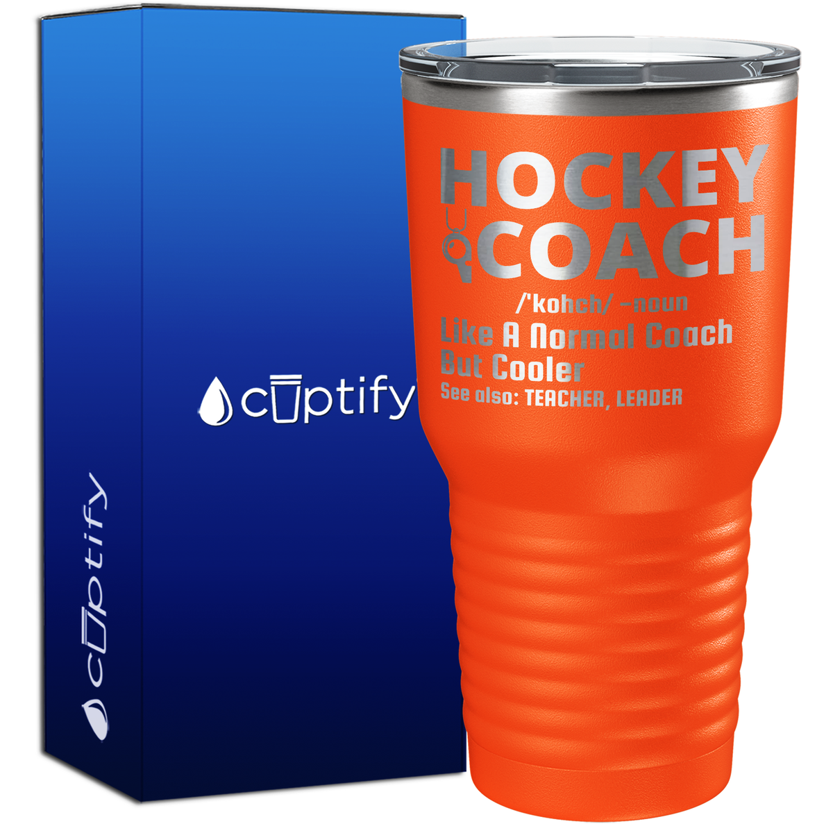 Hockey Coach Like a Normal Coach But Cooler 30oz Hockey Tumbler