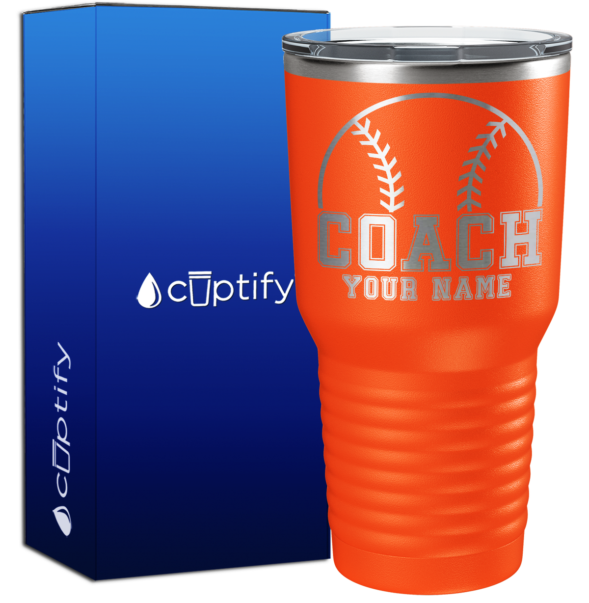 Personalized Baseball Coach 30oz Coach Tumbler
