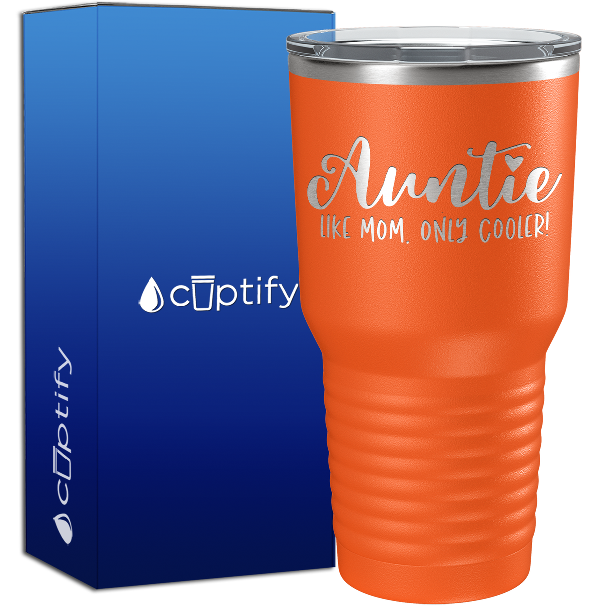 Auntie Like Mom Only Cooler 30oz Aunt Tumbler