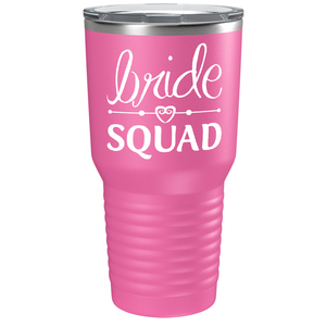 Bride Squad Heart on Stainless Steel Bridal Shower Tumbler