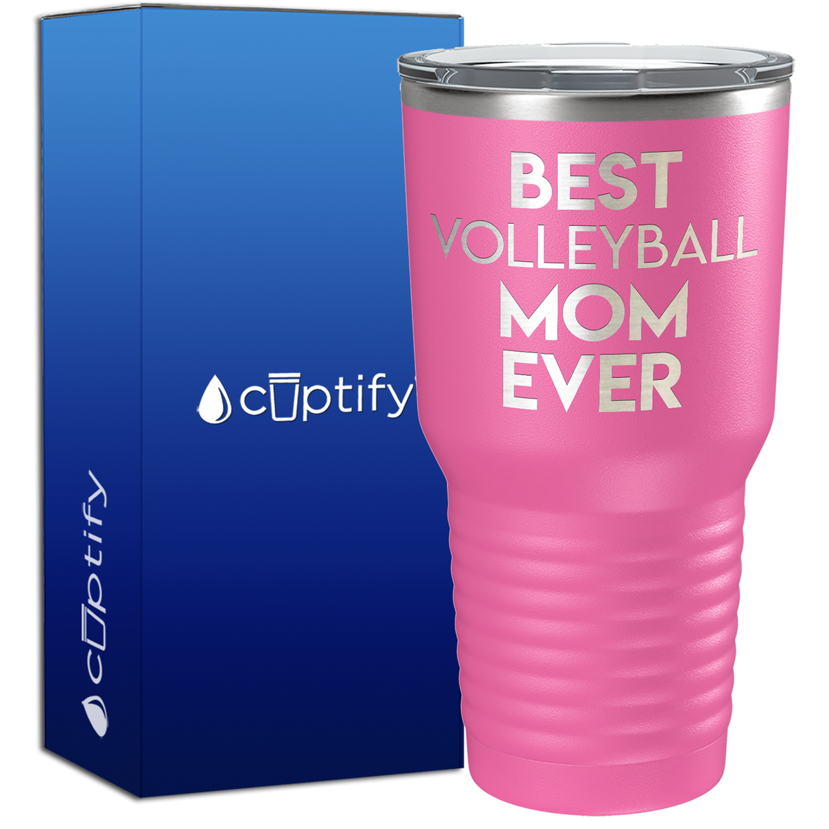 Best Volleyball Mom Ever 30oz Stainless Steel Tumbler