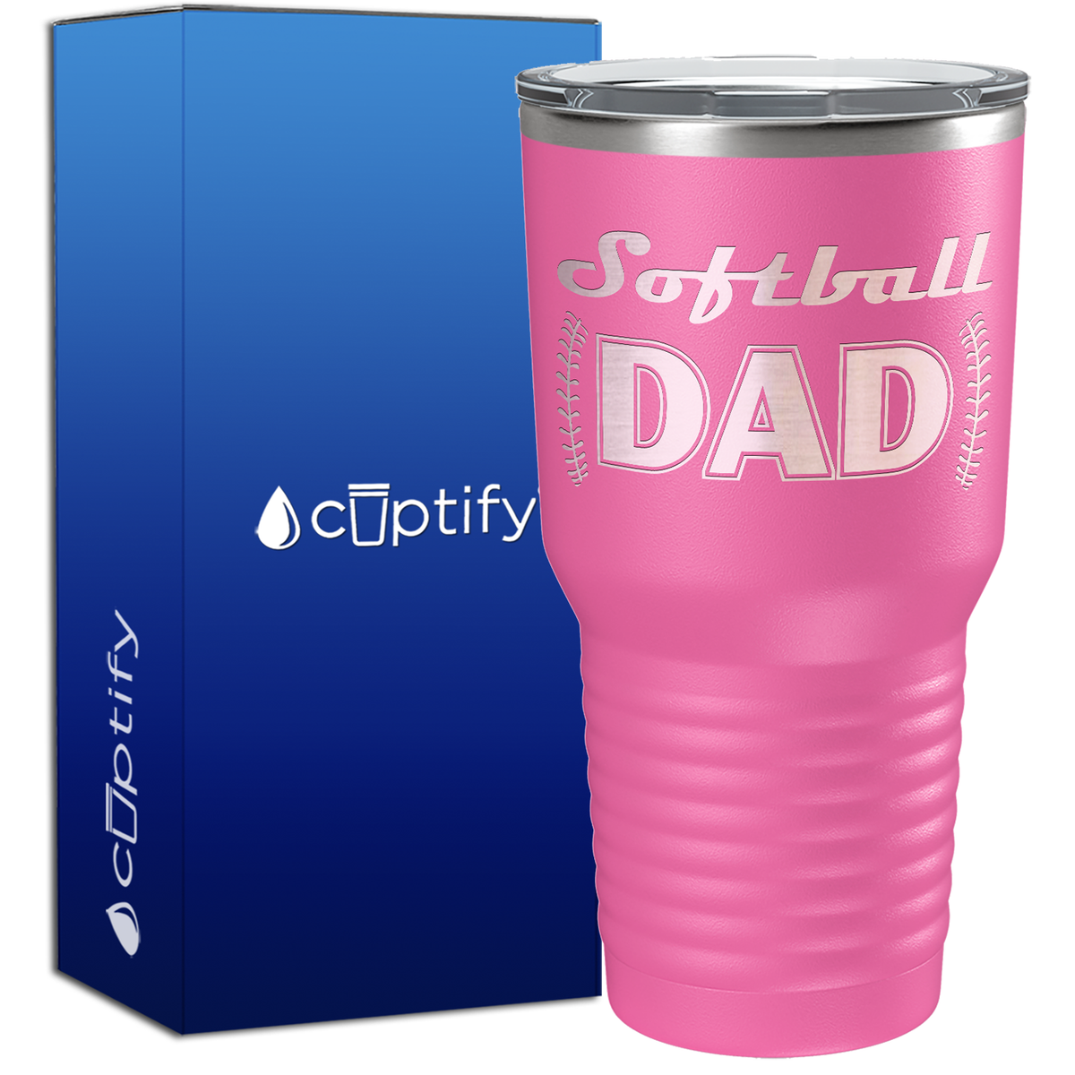 Softball Dad 30oz Softball Tumbler