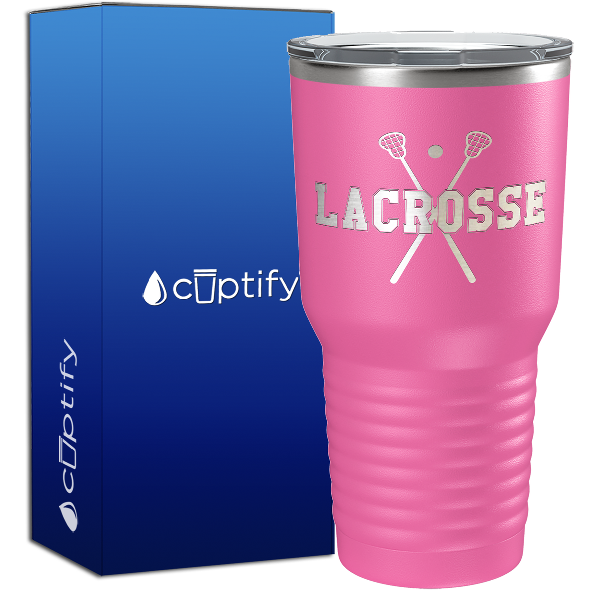 Lacrosse Sticks 30oz Lacrosse Tumbler