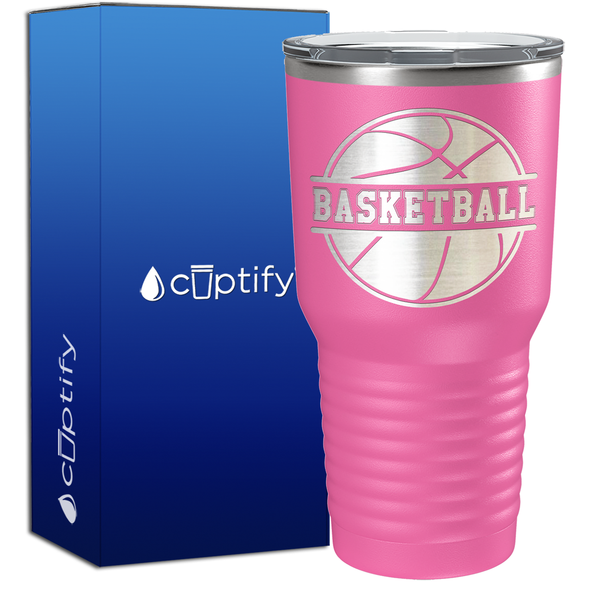 Basketball Ball on 30oz Tumbler
