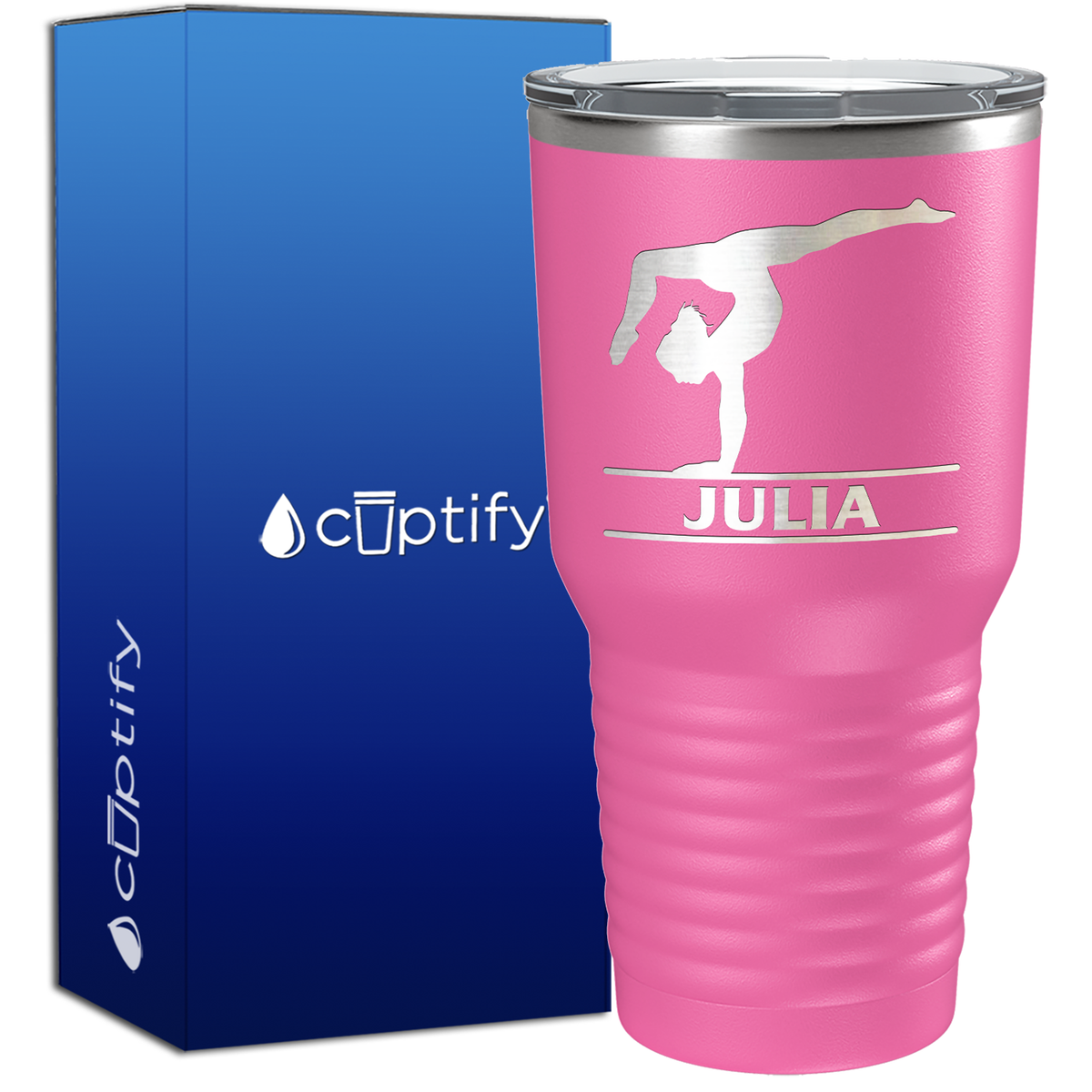 Personalized Gymnastics 30oz Gymnastics Tumbler