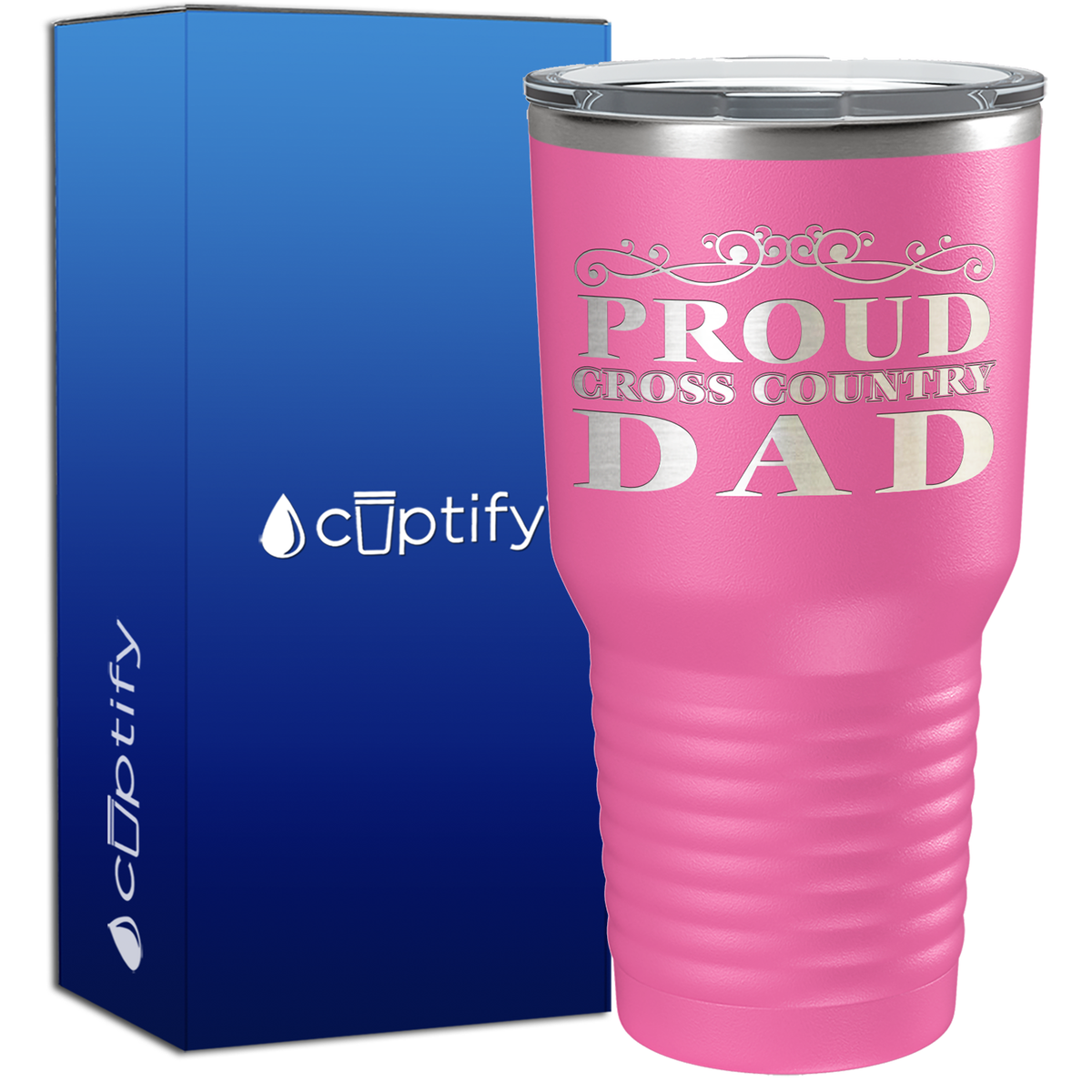 Proud Cross Country Dad 30oz Cross Country Tumbler
