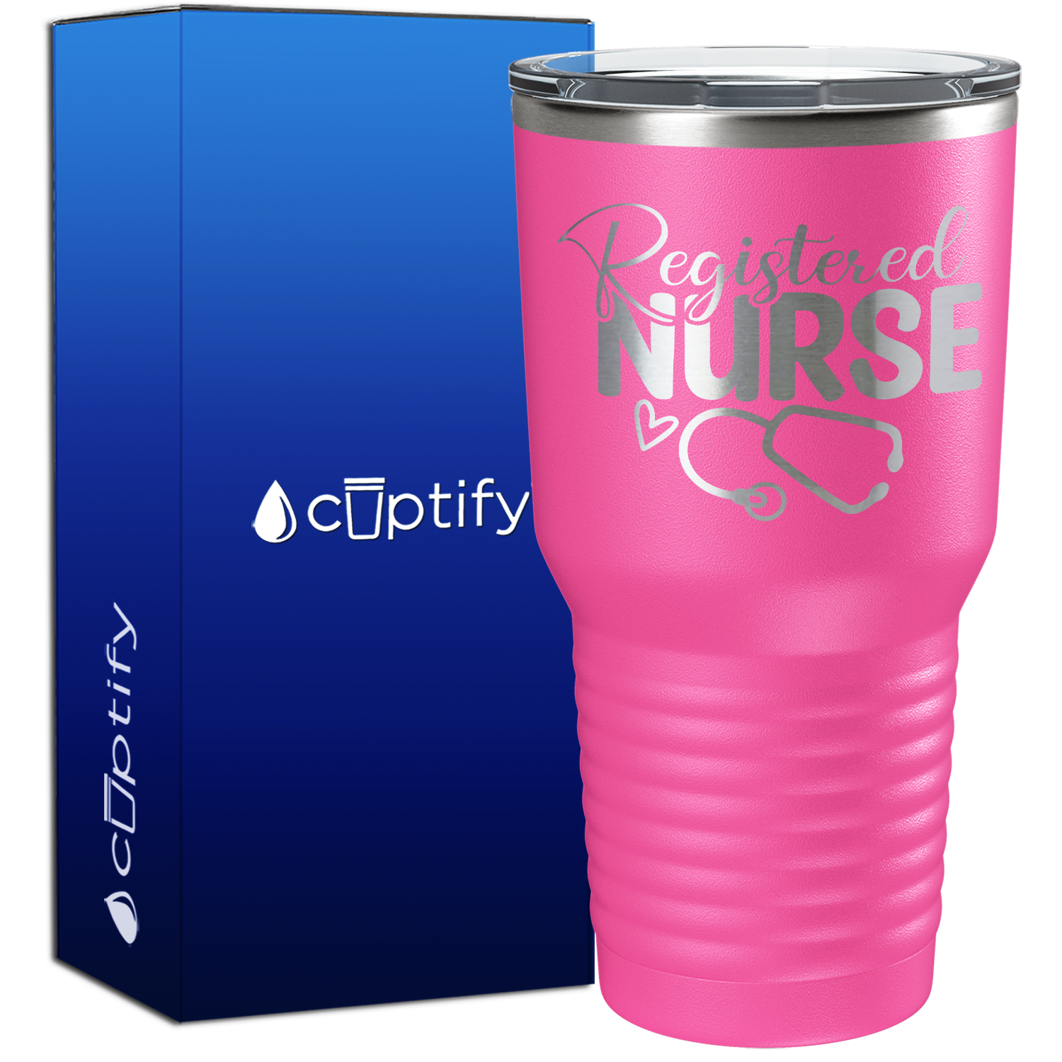 Registered Nurse Stethoscope 30oz Nurse Tumbler