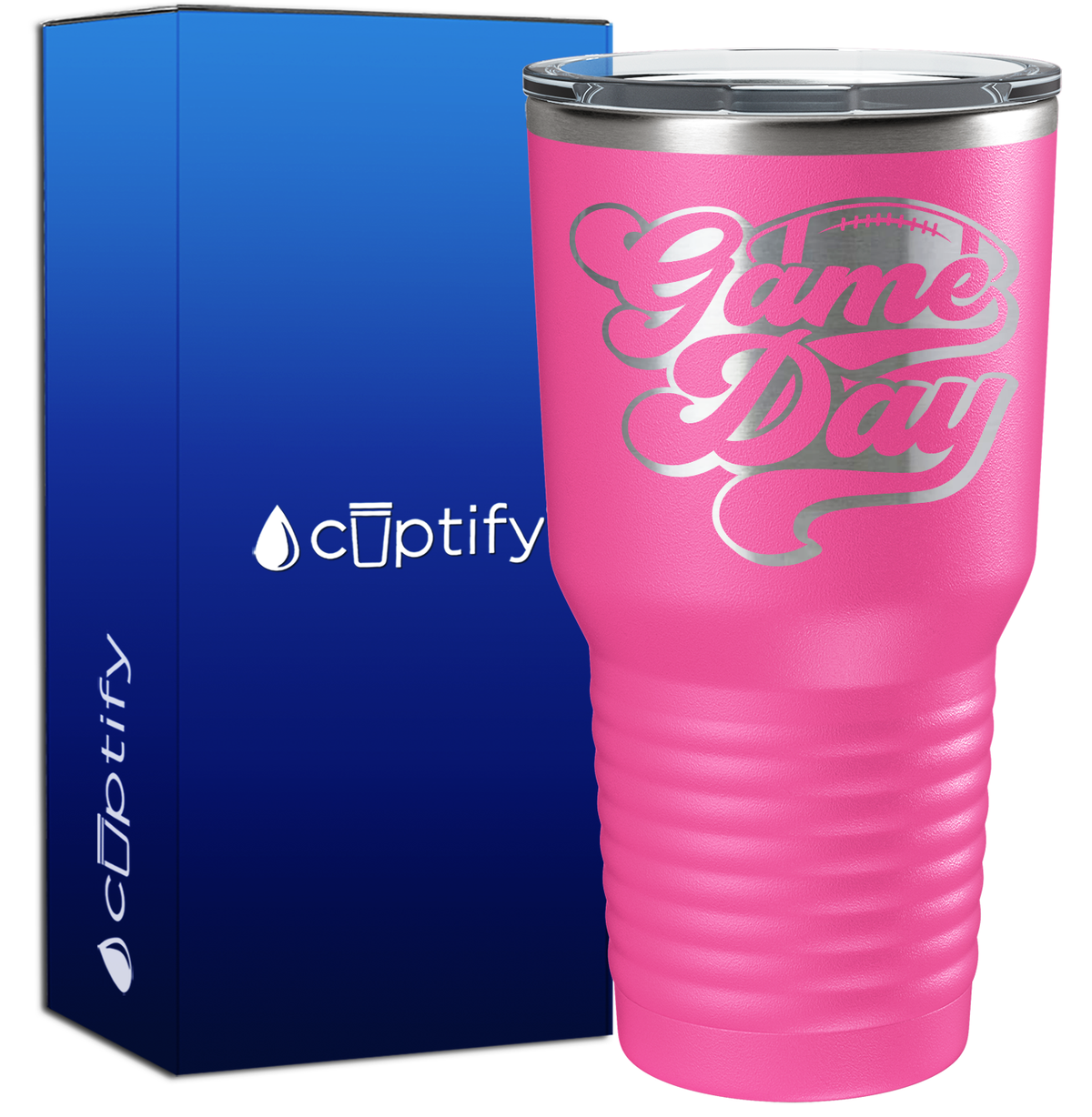 Game Day Football 30oz Football Tumbler