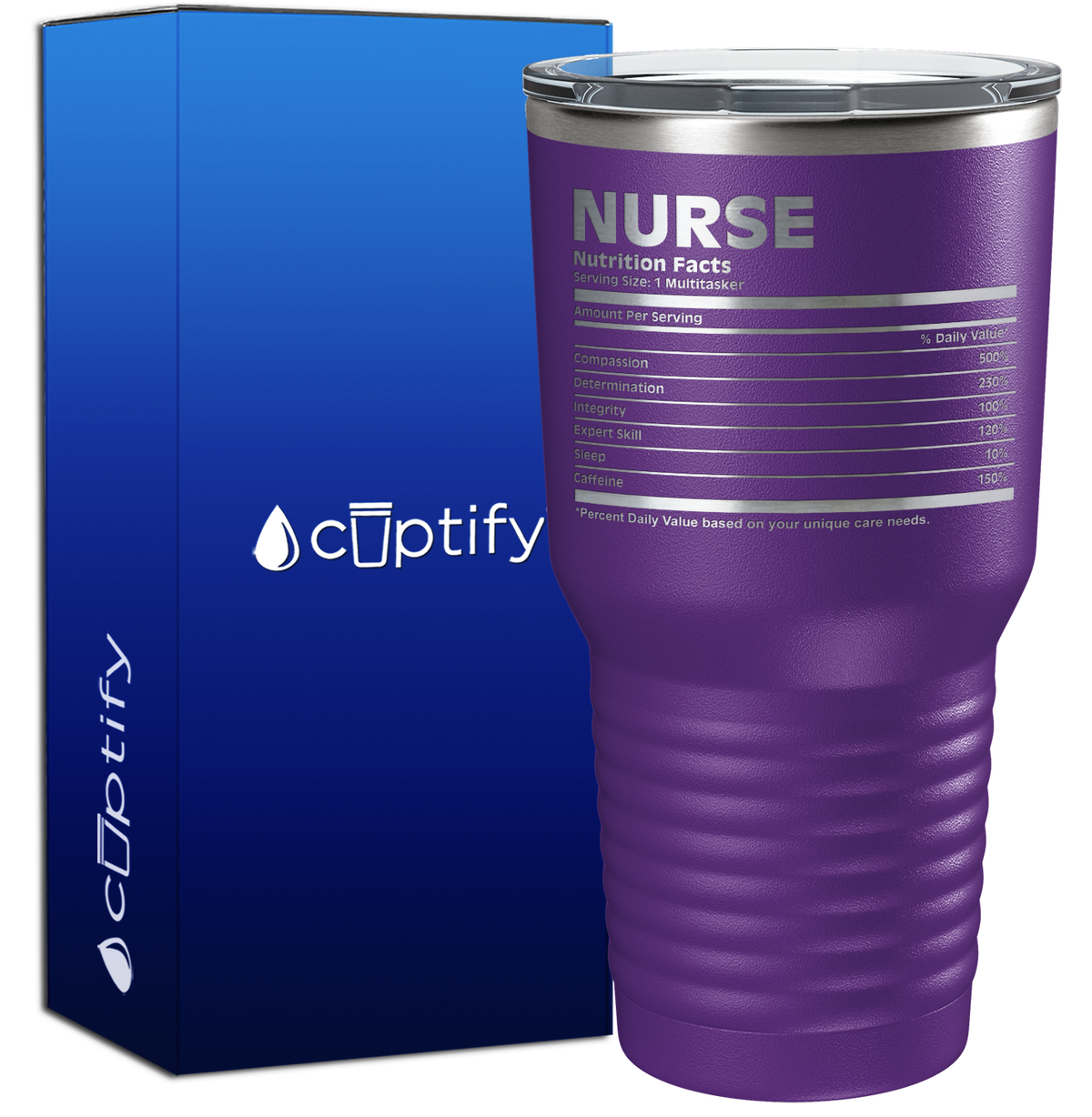 Nurse Nutrition Facts 30oz Nurse Tumbler