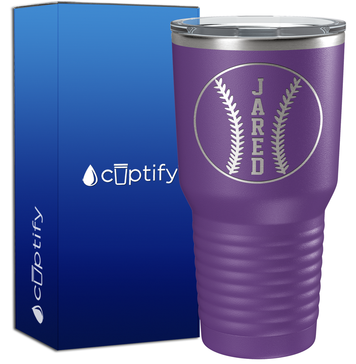 Personalized Baseball 30oz Baseball Tumbler