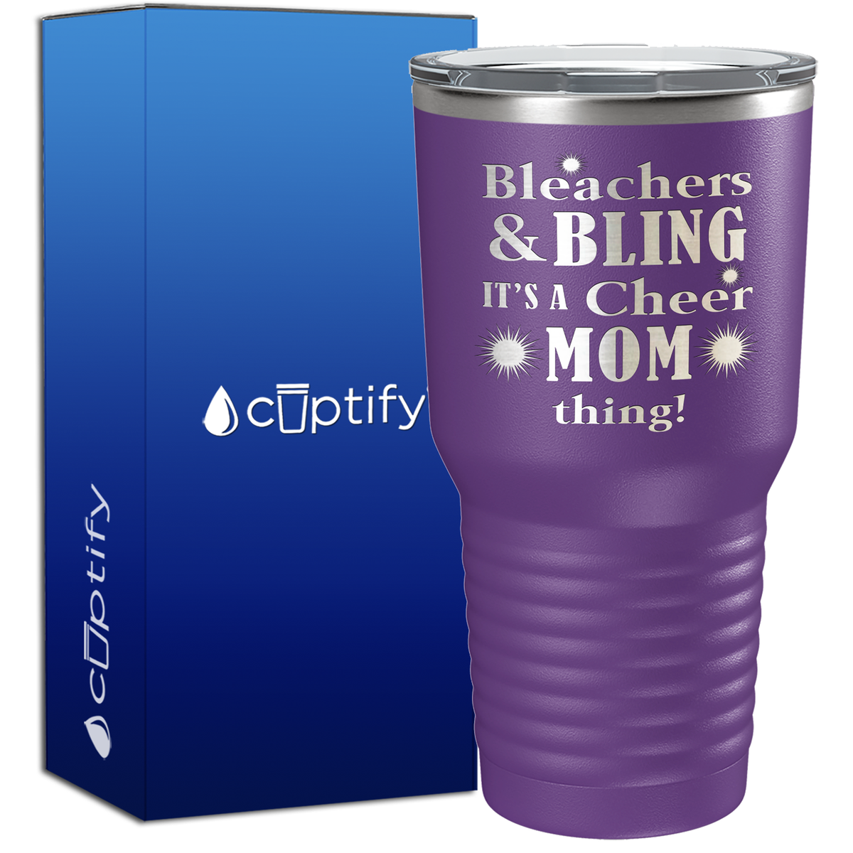 Bleachers & Bling 30oz Cheer Tumbler