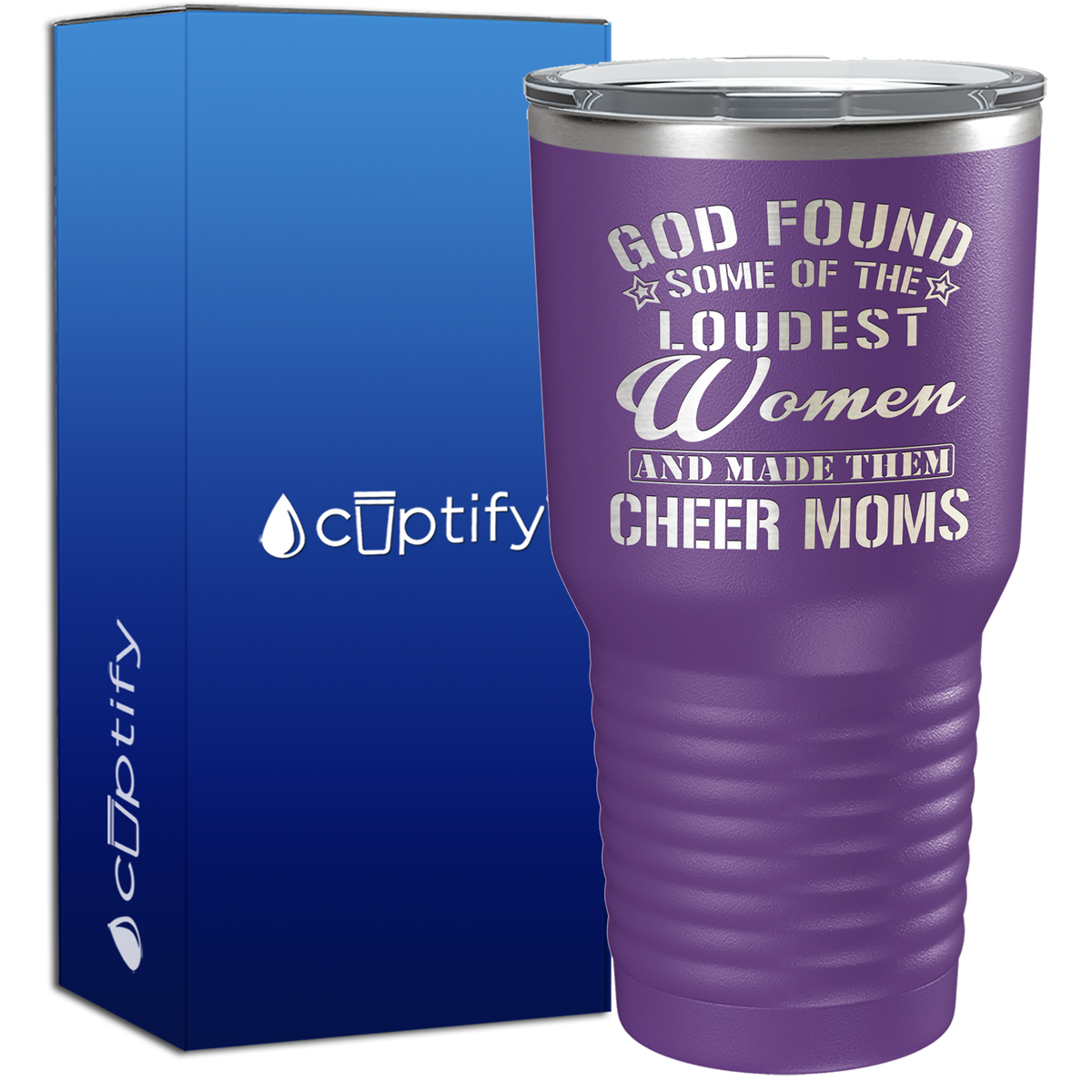 God Found Some of the Loudest Women 30oz Cheer Tumbler