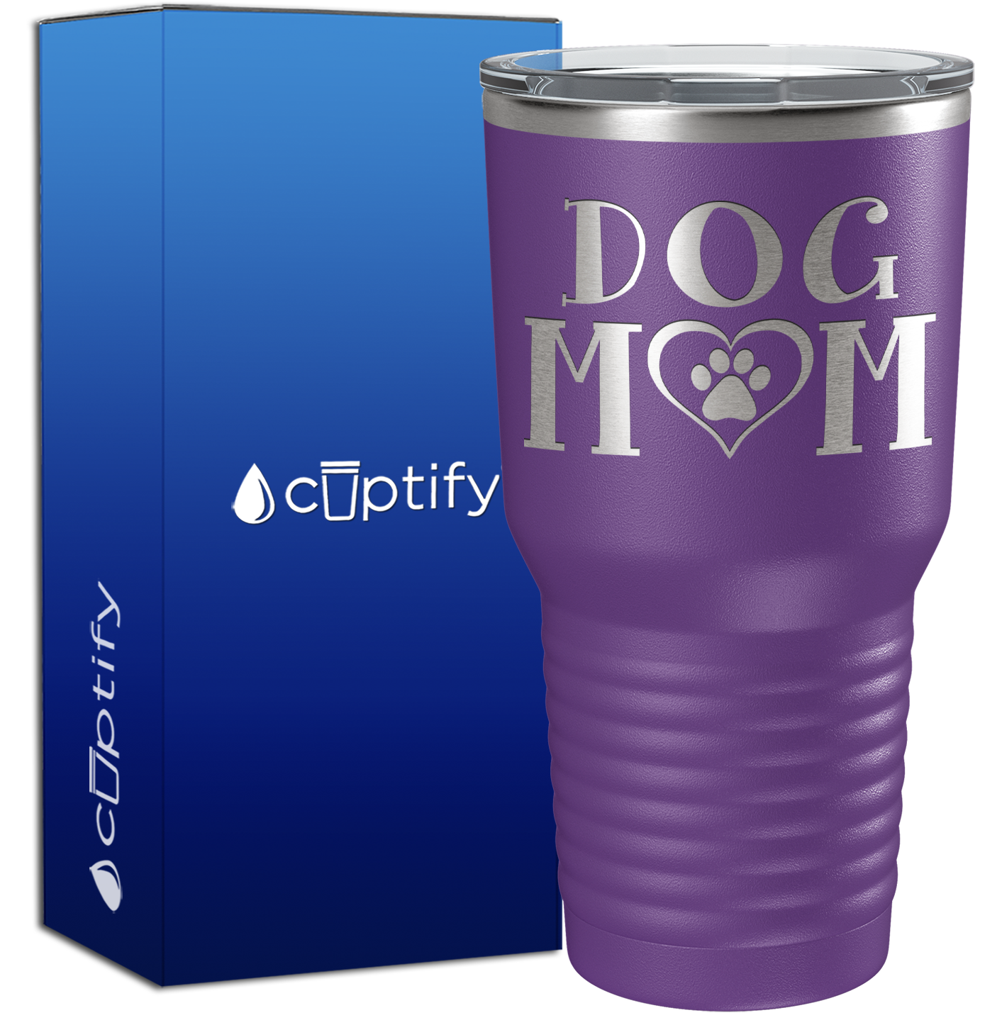 Dog Mom Heart 30oz Mom Tumbler