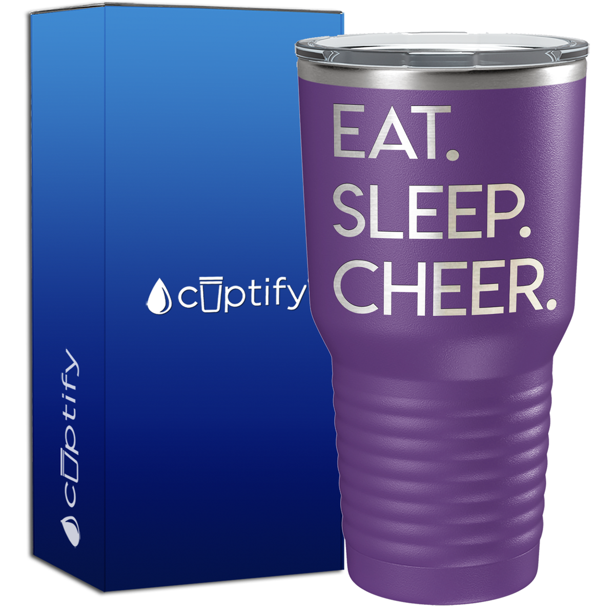 Eat Sleep Cheer 30oz Cheer Tumbler