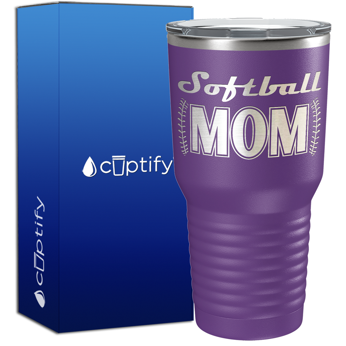 Softball Mom 30oz Softball Tumbler