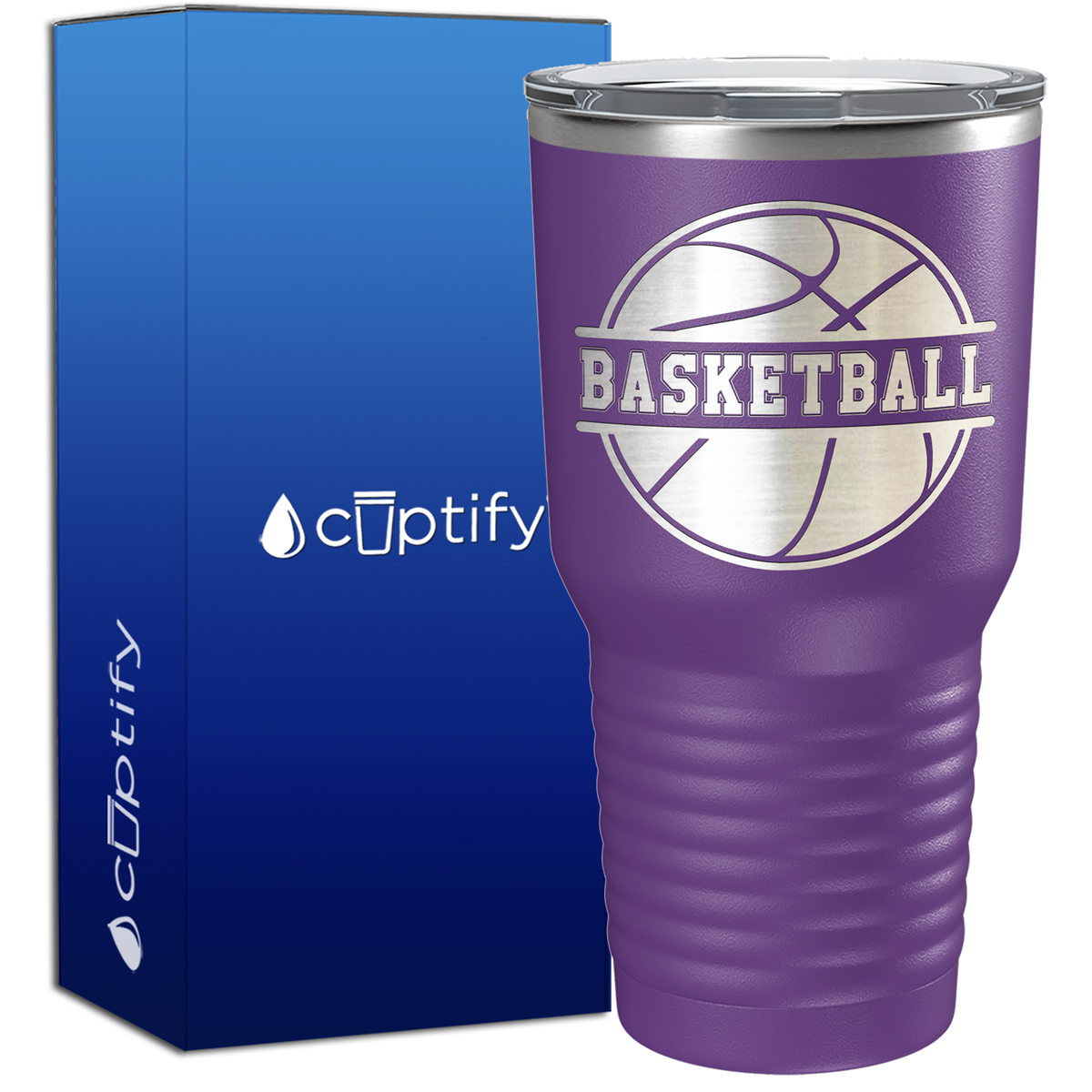 Basketball Ball on 30oz Tumbler