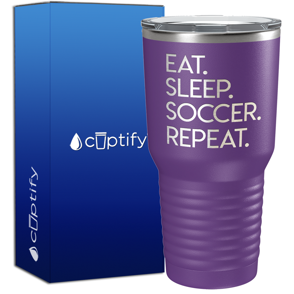 Eat Sleep Soccer Repeat 30oz Soccer Tumbler
